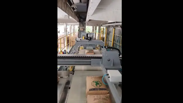 Máy xếp pallet tự động cho công ty xi măng tại Brunei