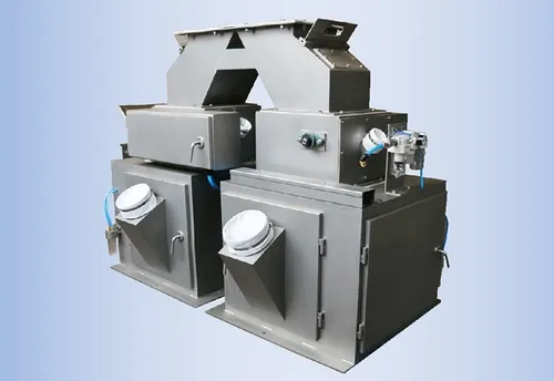 Cân trong lượng tịnh hai phễu (cân cấp liệu trọng lực với hai phễu cân riêng biệt) 