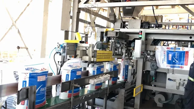 Máy đóng gói phân bón hỗn hợp tự động Mexico (1000 bao/giờ)
